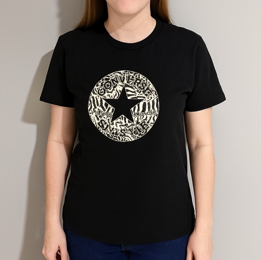 Converse Womens Size Xs Classic Fit Converse Tshirt